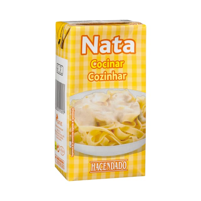 Nata ligera para cocinar Hacendado