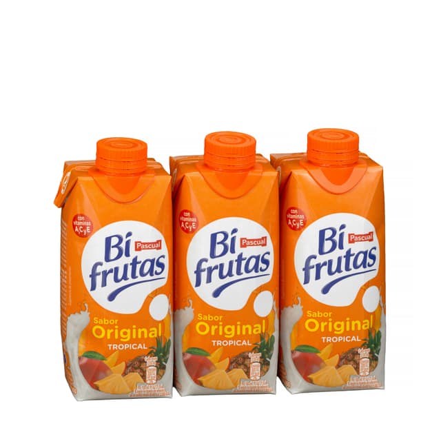 Fruta + leche tropical Bifrutas