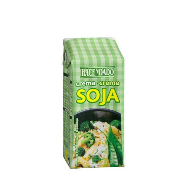 Crema de soja Hacendado