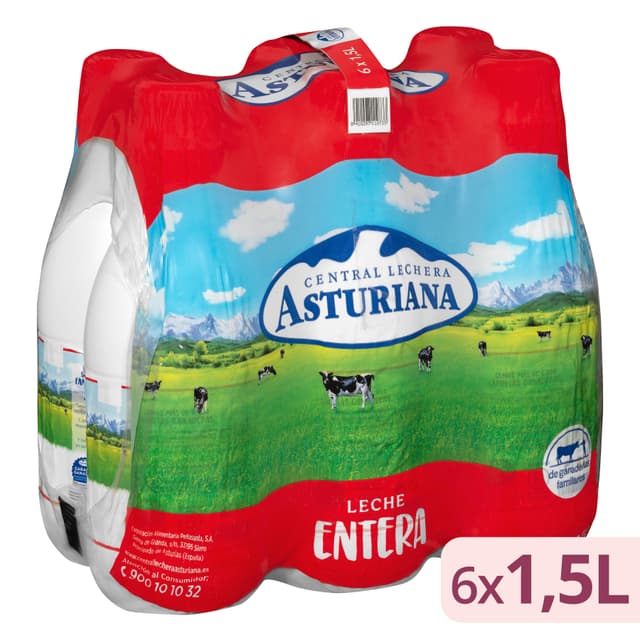 Leche entera Asturiana