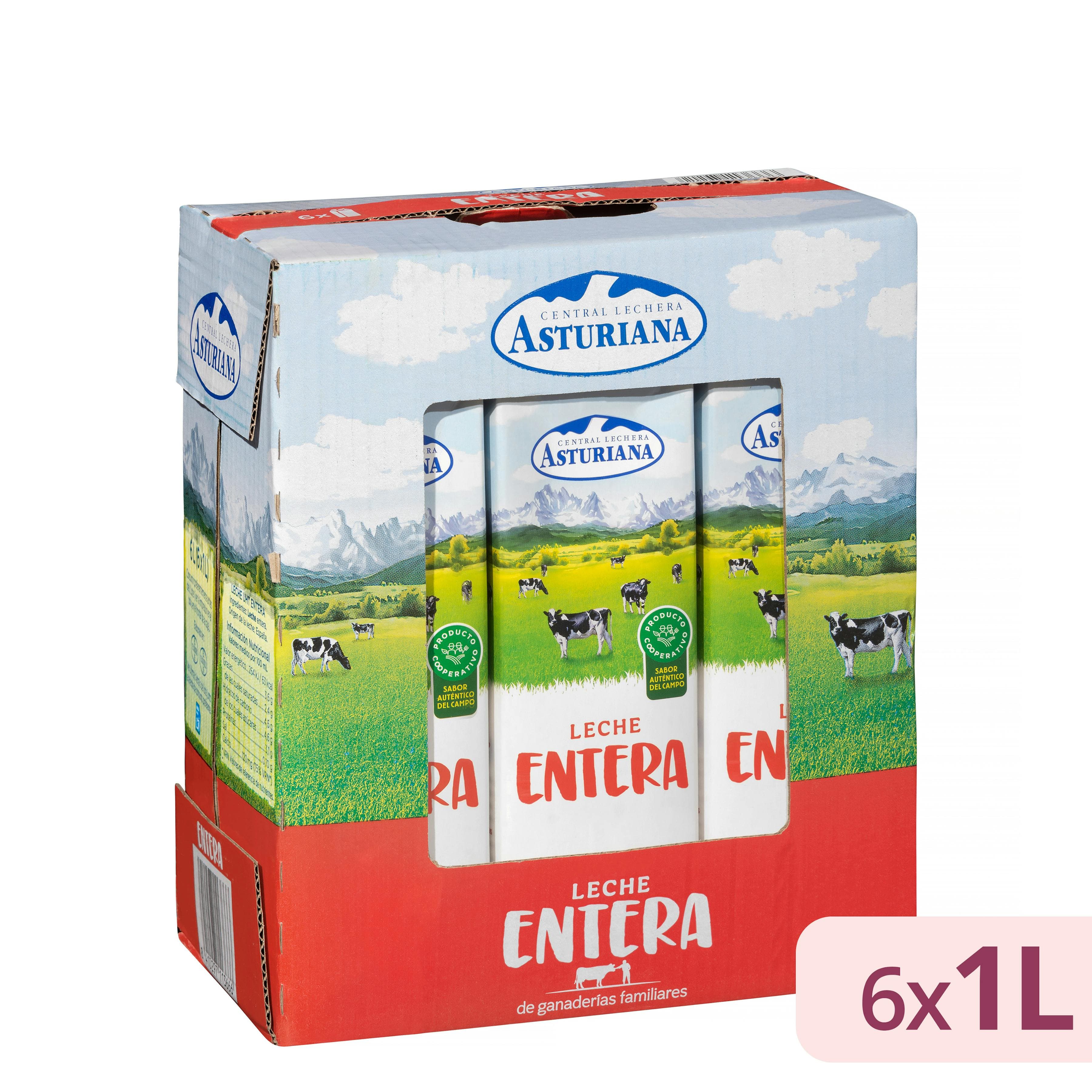 Leche entera Asturiana