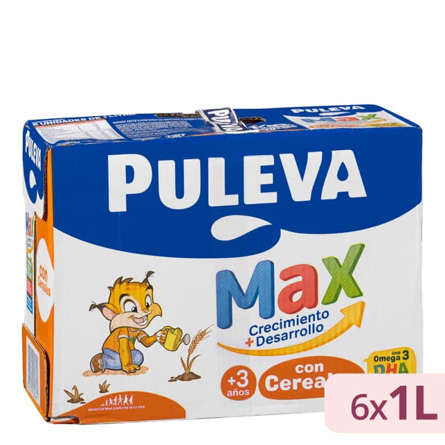 Bebida láctea con cereales crecimiento y desarrollo Puleva Max