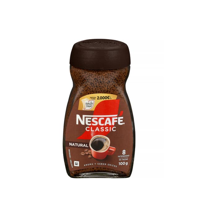Café soluble natural Nescafé classic