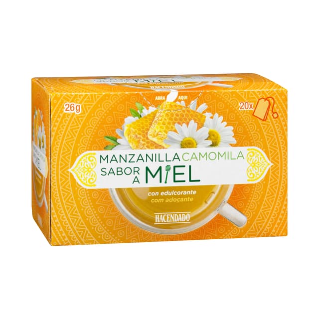 Infusión Manzanilla sabor a miel Hacendado