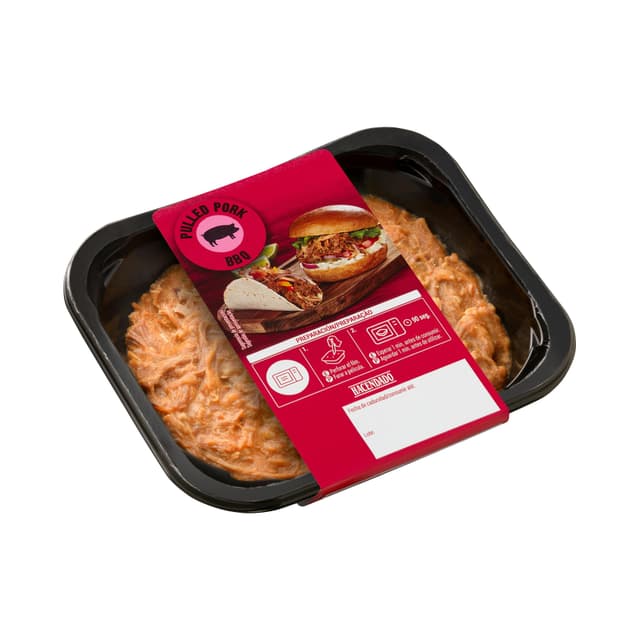 Carne de cerdo Pulled Pork Hacendado sabor barbacoa