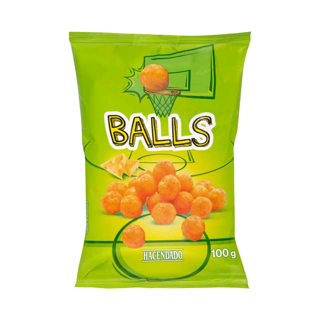 Snack Balls sabor queso Hacendado