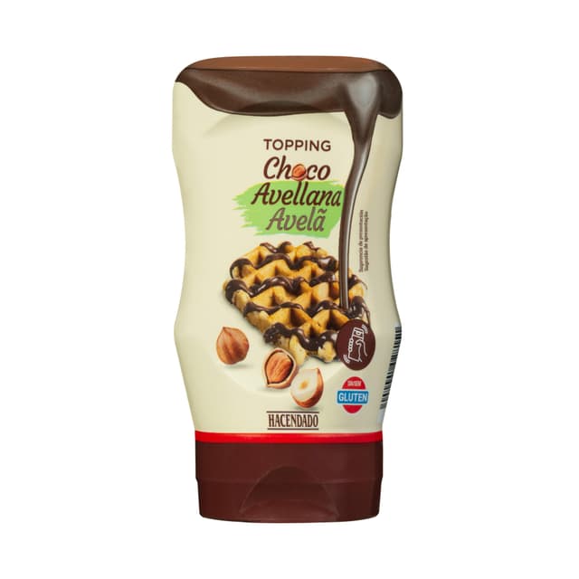 Topping de chocolate avellana Hacendado