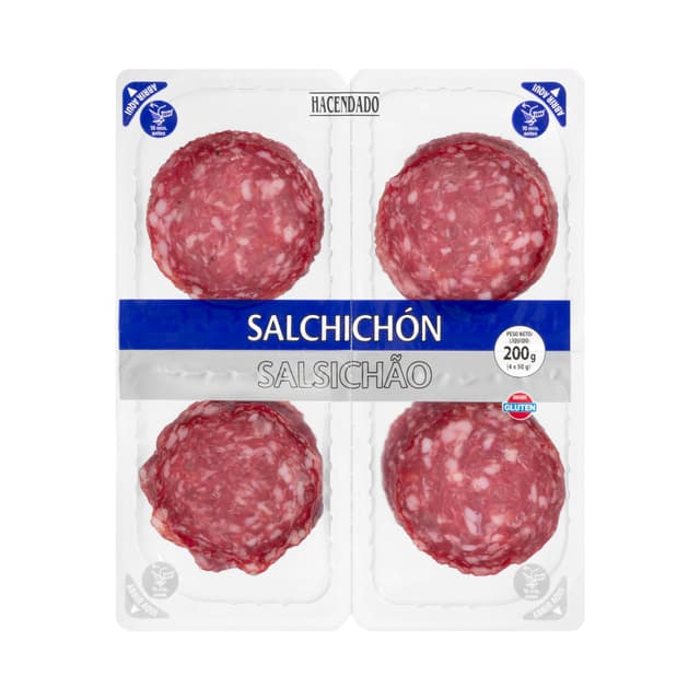 Salchichón extra Hacendado lonchas