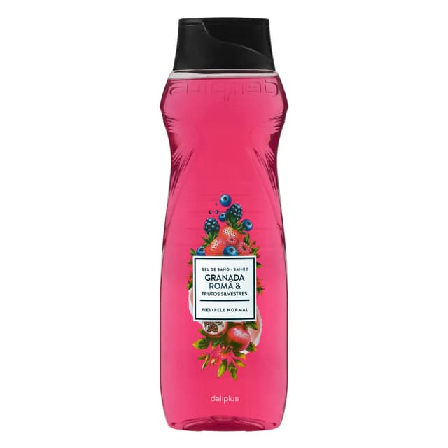 Gel de baño granada y frutos silvestres Deliplus piel normal