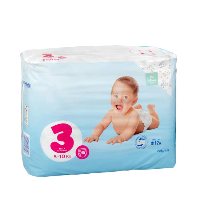 Pañales bebé talla 3 de 5-10 kg Deliplus