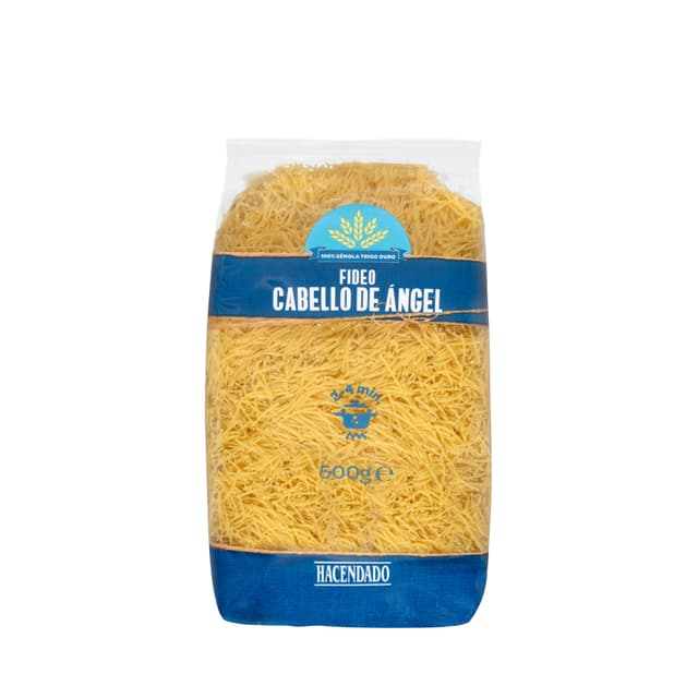 Fideo cabello de ángel Hacendado