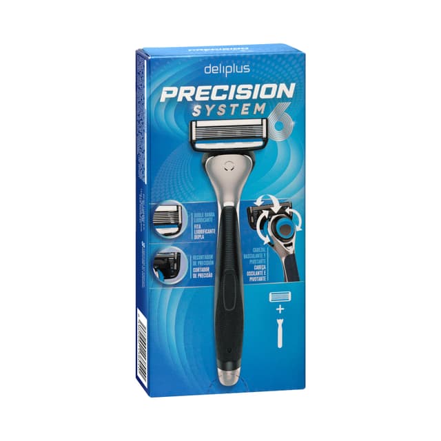 Maquinilla de afeitar recargable Deliplus Precision System 6 hojas