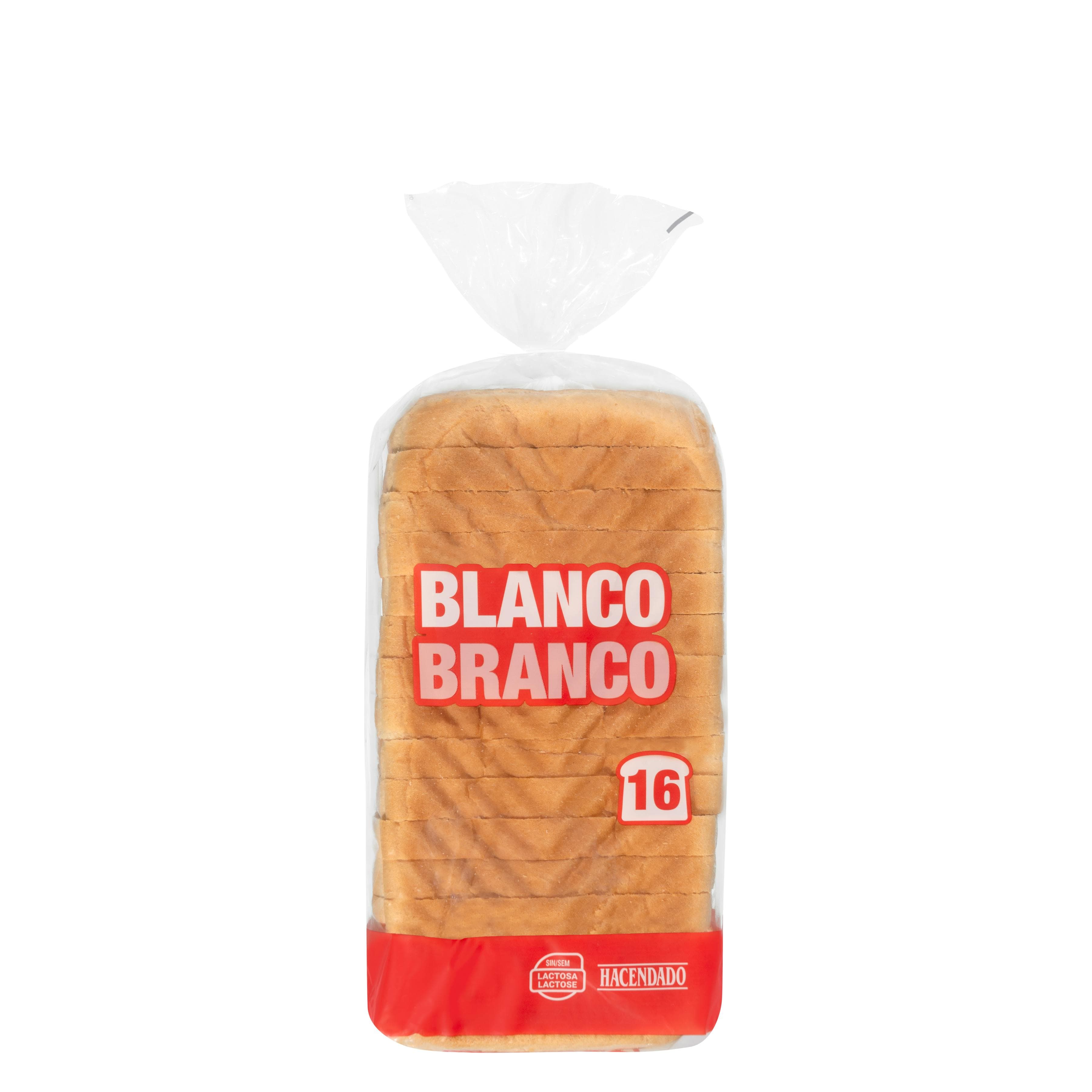 Pan de molde blanco Hacendado