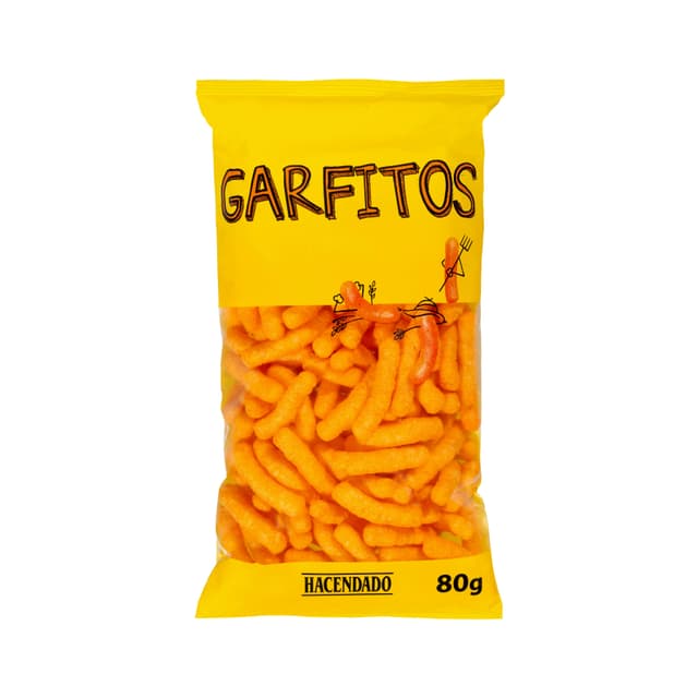Garfitos de maíz sabor queso Hacendado
