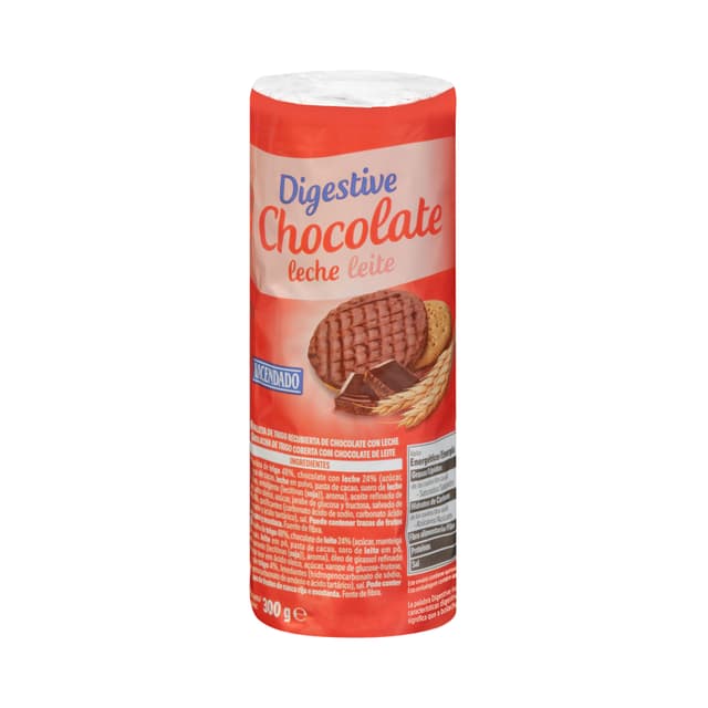 Galletas Digestive chocolate con leche Hacendado