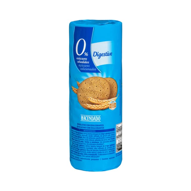 Galletas Digestive 0% azúcares añadidos Hacendado
