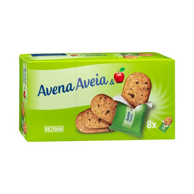 Galletas Digestive manzana & avena Hacendado