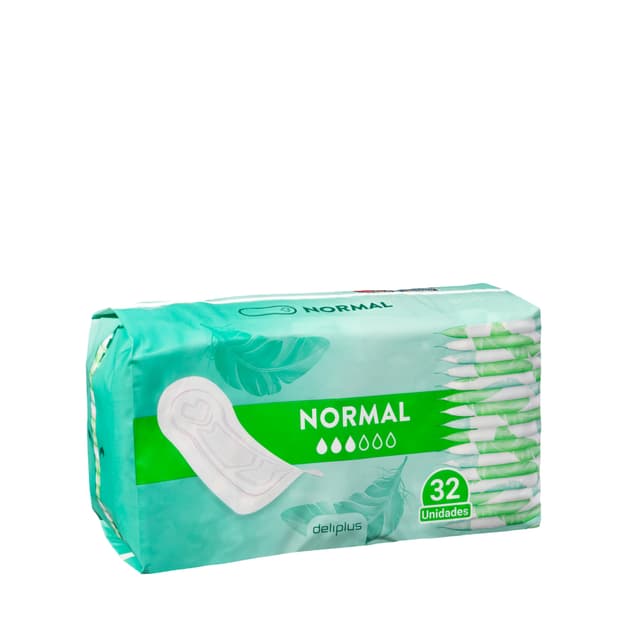 Compresa normal Deliplus sin alas