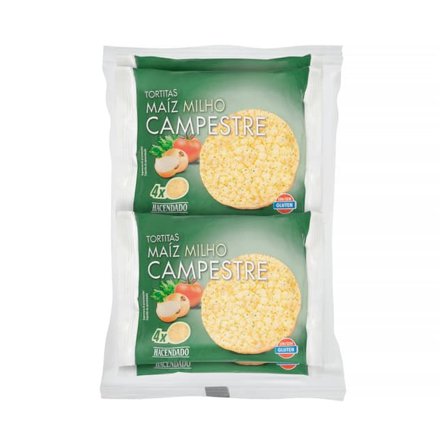 Tortitas de maíz campestre Hacendado