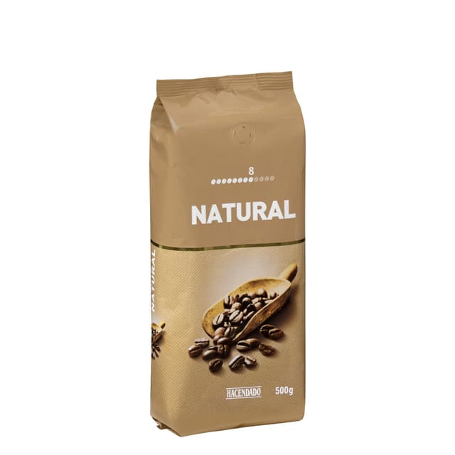 Café en grano natural Hacendado