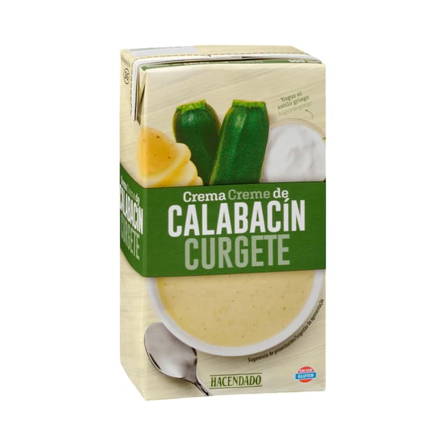 Crema de calabacín Hacendado