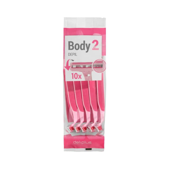 Maquinillas depilación desechables Deliplus Body 2 hojas
