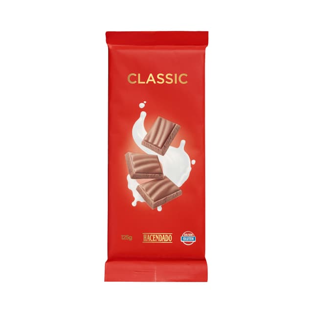 Chocolate con leche classic Hacendado extrafino