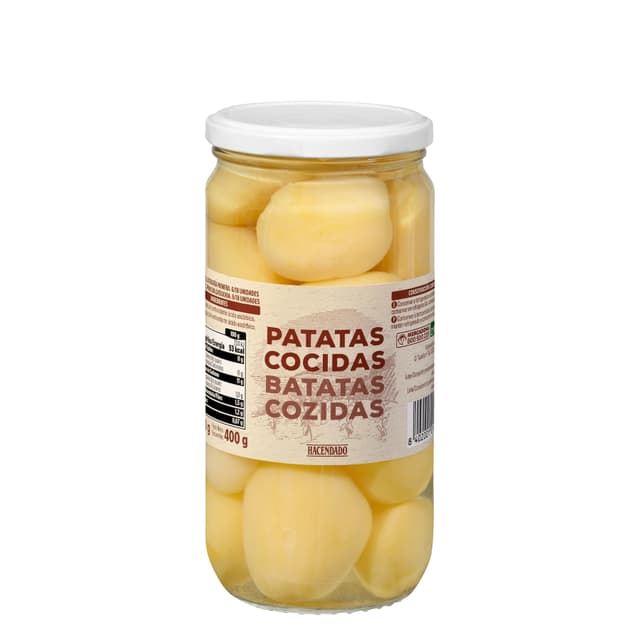 Patatas cocidas Hacendado