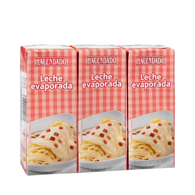 Leche evaporada Hacendado