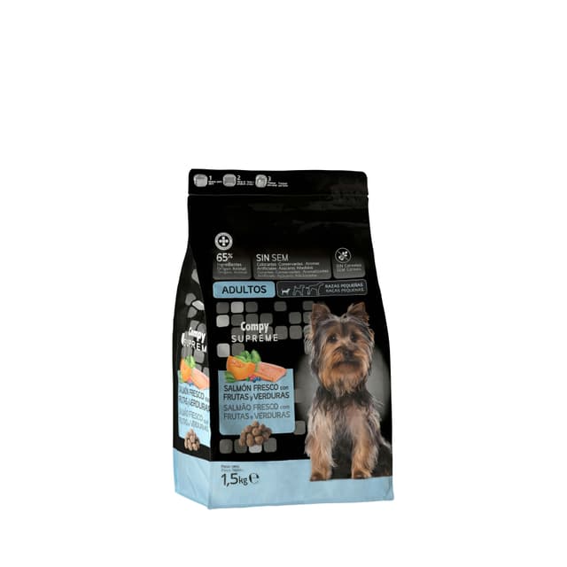 Comida perro adulto Supreme Compy salmón fresco con frutas y verduras