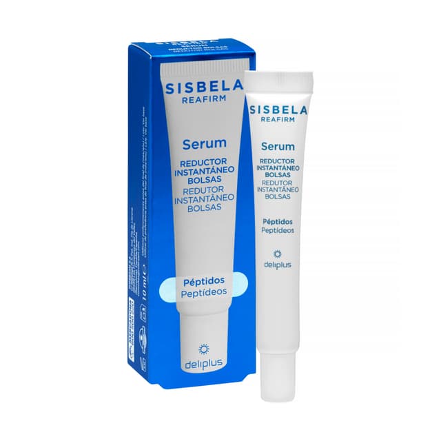 Sérum reductor instantáneo de bolsas Sisbela Reafirm Deliplus con péptidos