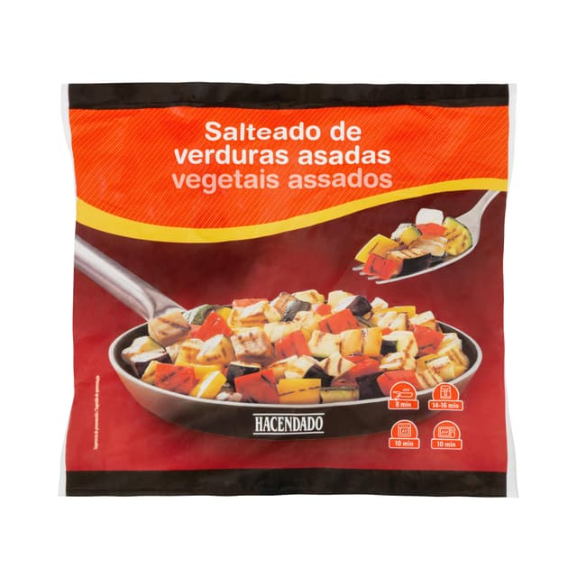 Salteado de verduras asadas Hacendado ultracongeladas