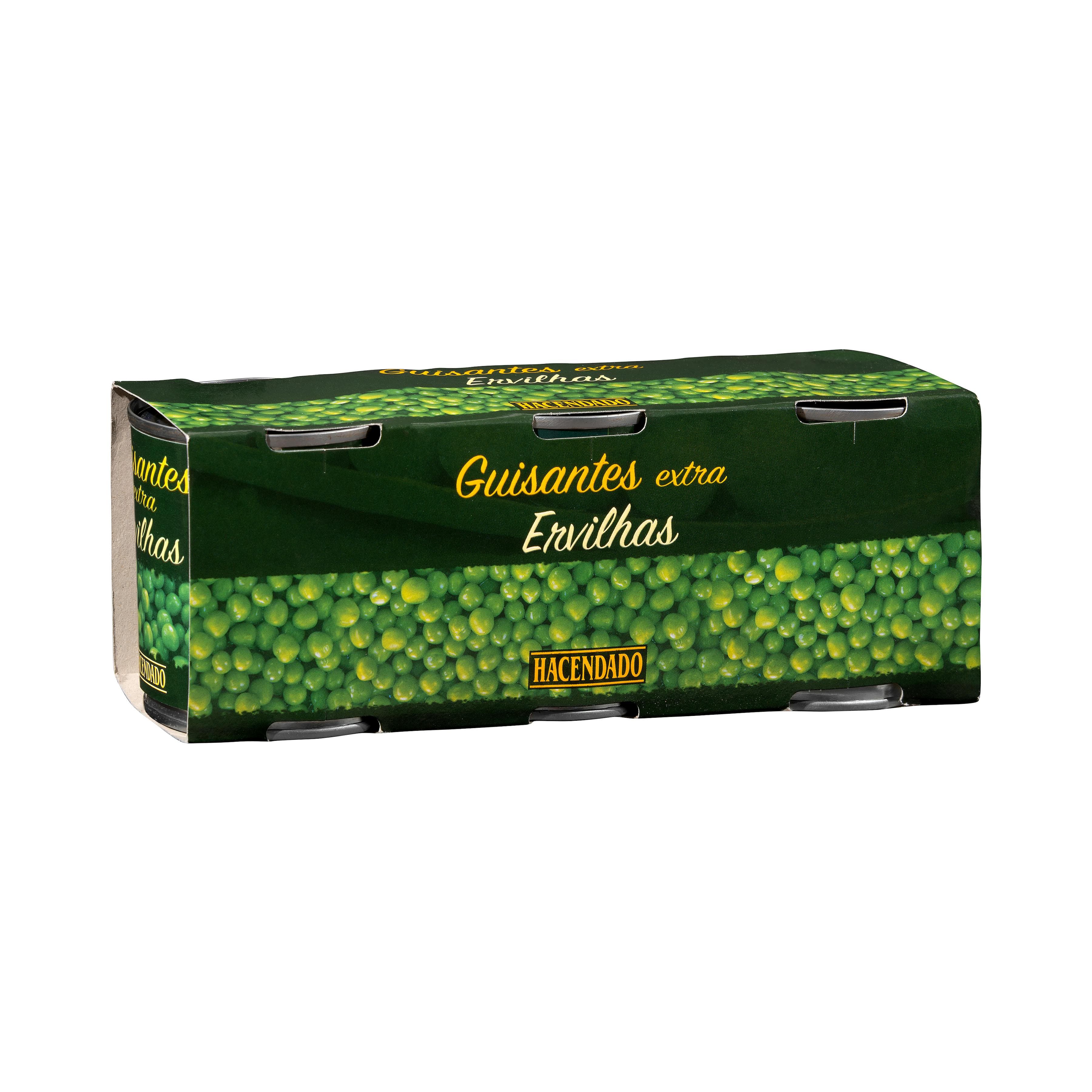 Guisantes extra Hacendado