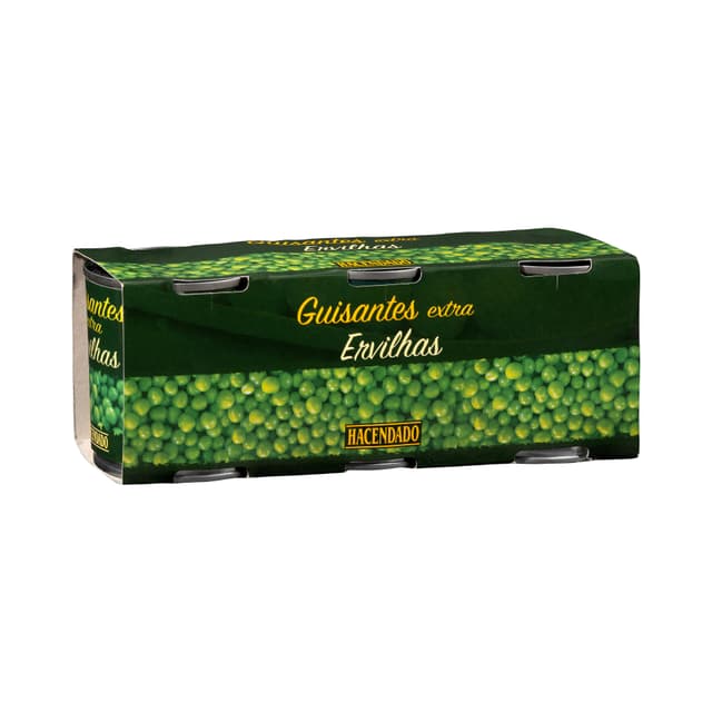 Guisantes extra Hacendado