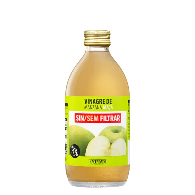 Vinagre de manzana Hacendado sin filtrar