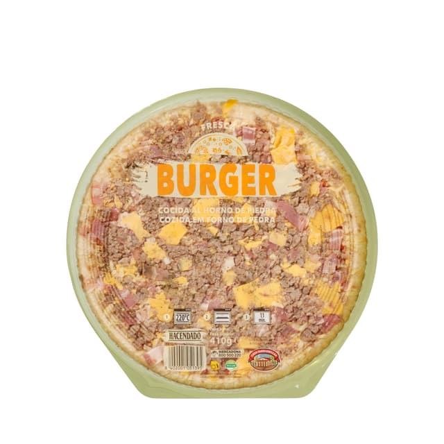 Pizza burger Hacendado
