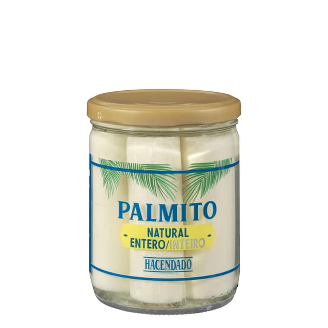 Palmito al natural entero Hacendado