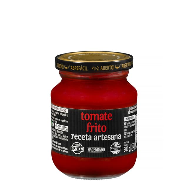 Tomate frito receta artesana Hacendado