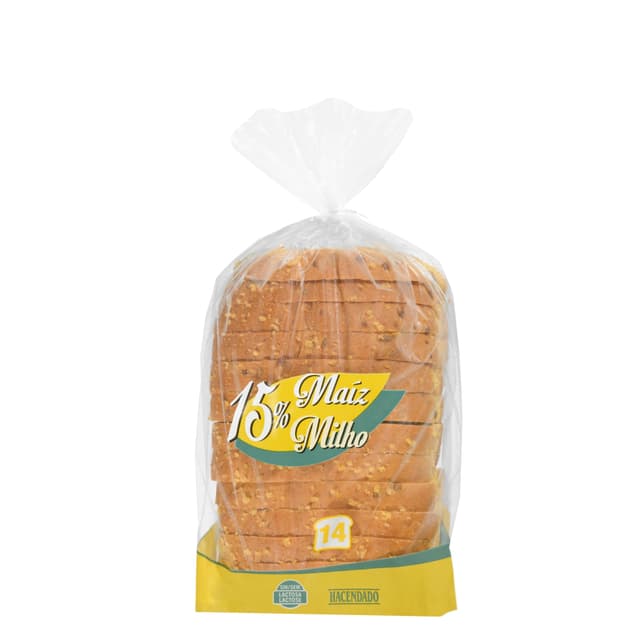 Pan de molde 15% maíz Hacendado
