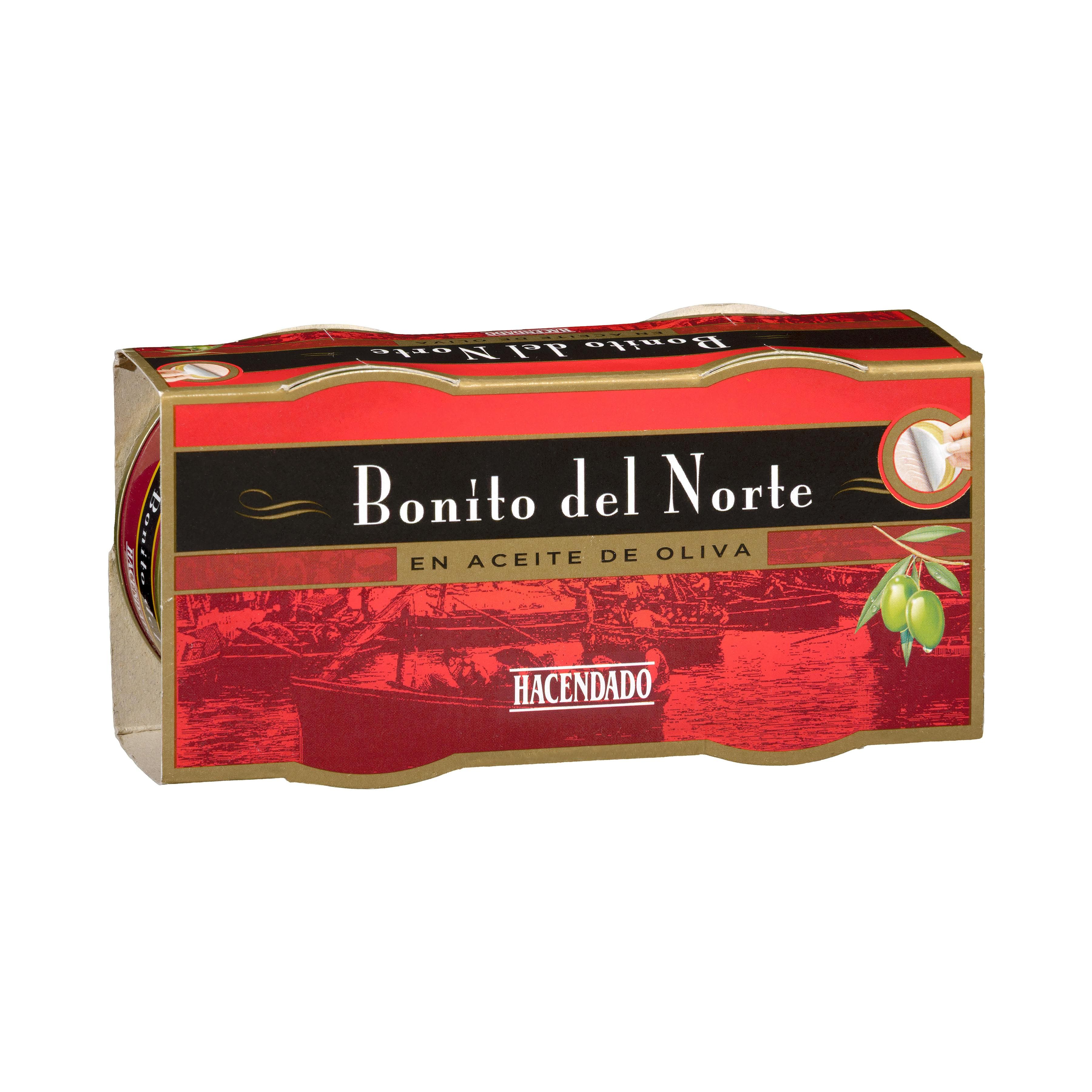 Bonito del norte en aceite de oliva Hacendado