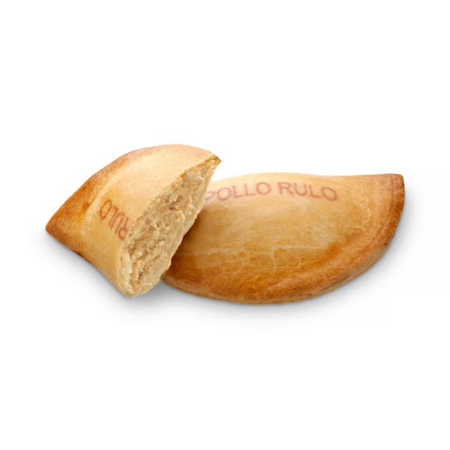 Empanadilla de pollo 7% y queso de cabra 4%