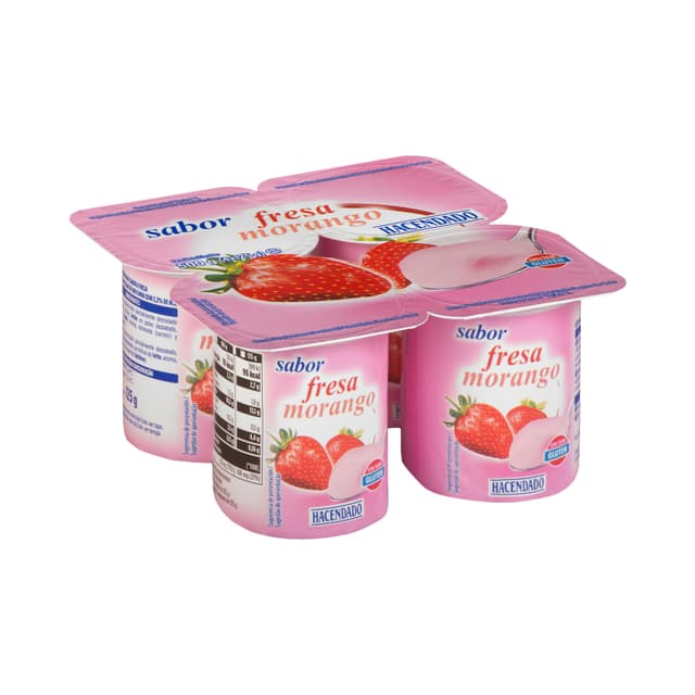 Yogur sabor fresa Hacendado