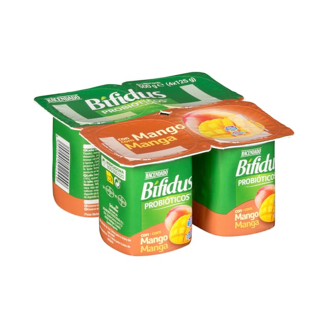 Bífidus con mango probióticos Hacendado