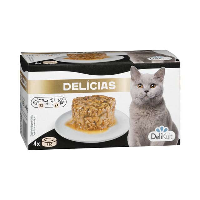 Delicias en salsa gato adulto Delikuit