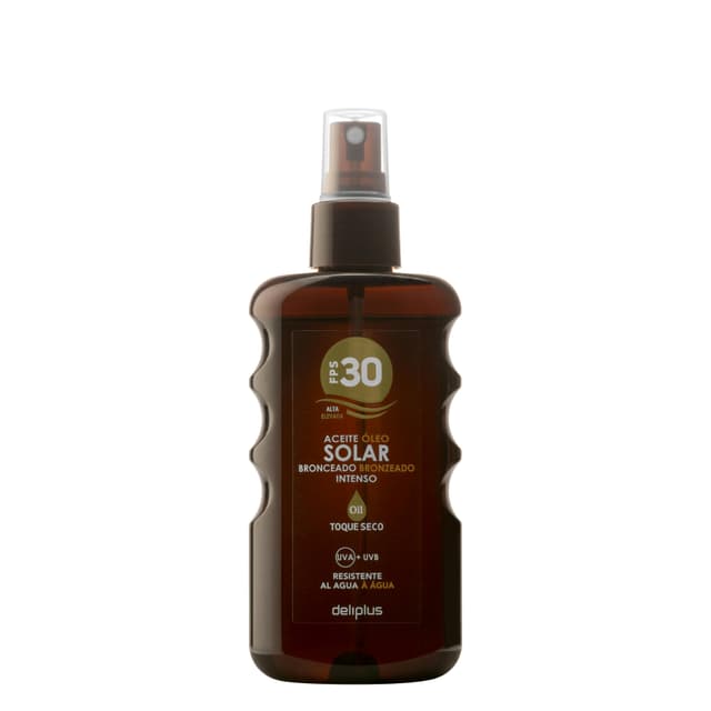 Aceite solar protector Deliplus FPS 30