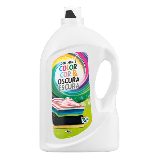Detergente ropa de Color y Oscura Bosque Verde líquido