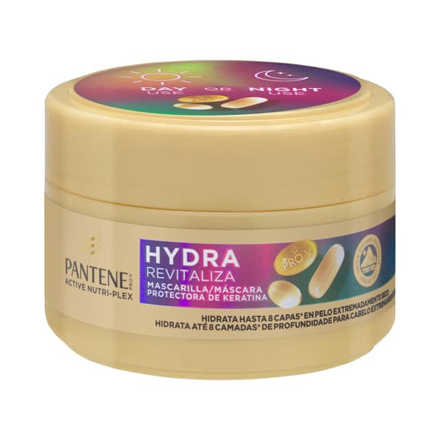 Mascarilla Hydra revitaliza Pantene cabello muy seco