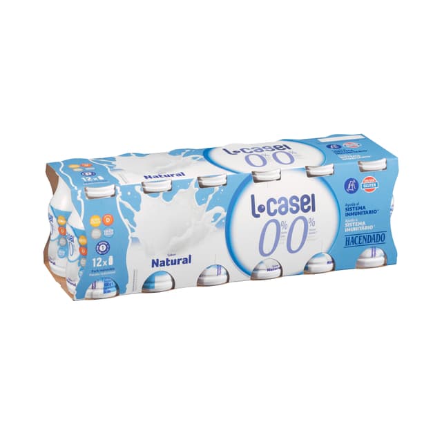 Bebida láctea natural L-casei 0% MG 0% azúcares añadidos