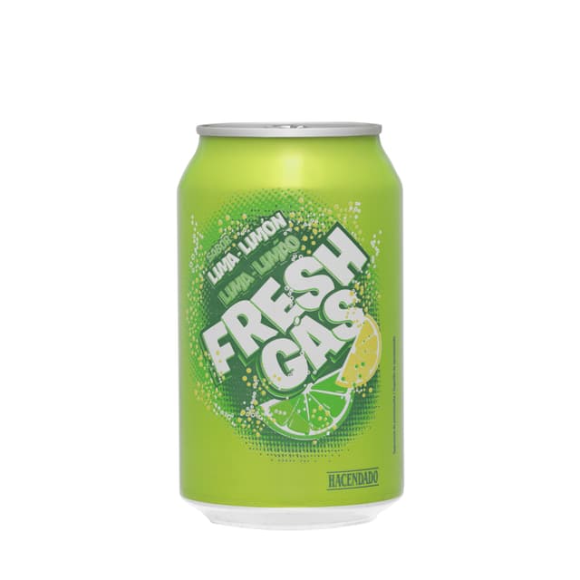 Refresco lima limón Hacendado fresh gas
