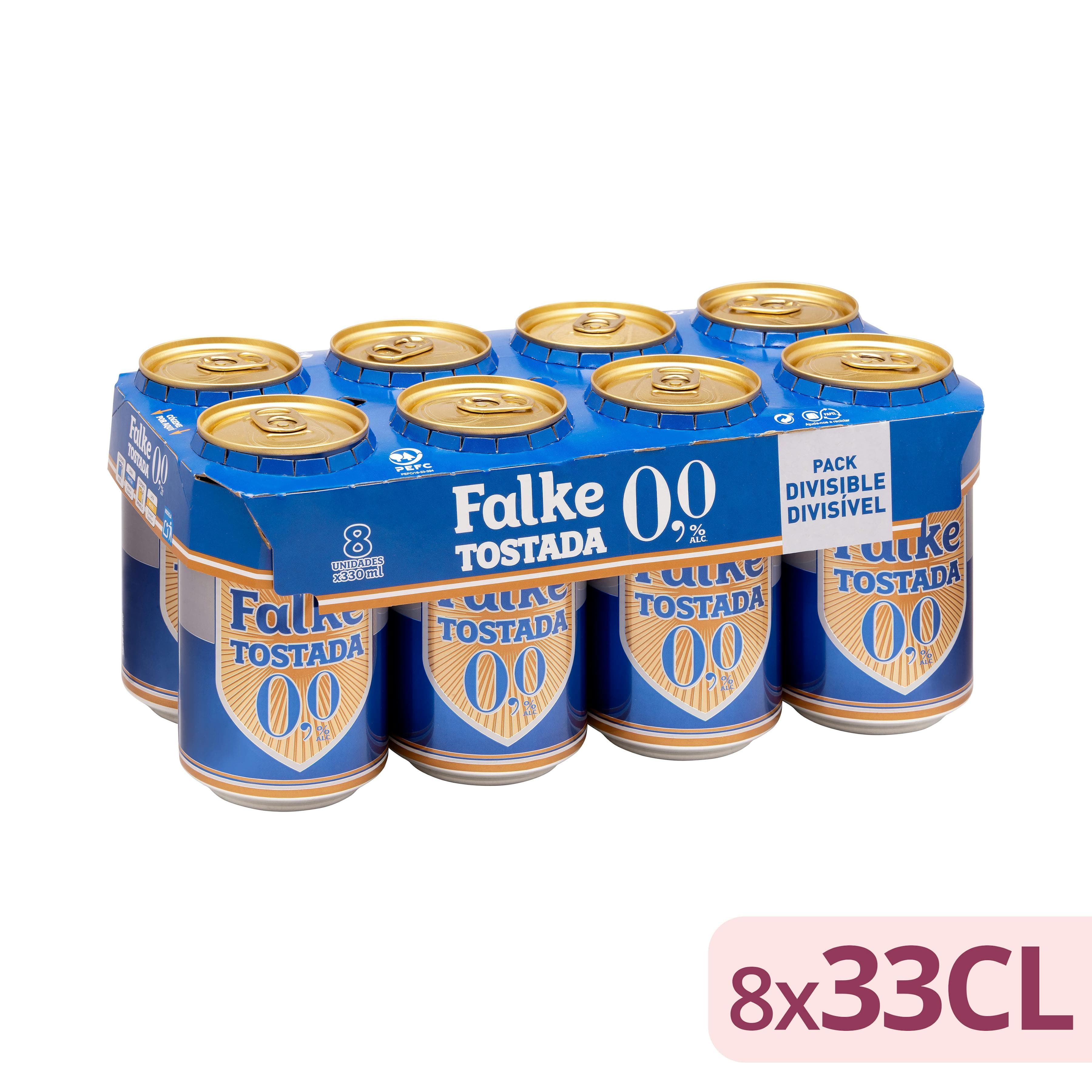 Cerveza 0,0% sin alcohol tostada Falke